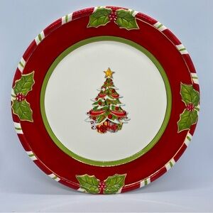 Christopher Radco LETTERS TO SANTA Home For The Holidays Dinner Plate 11" Tree